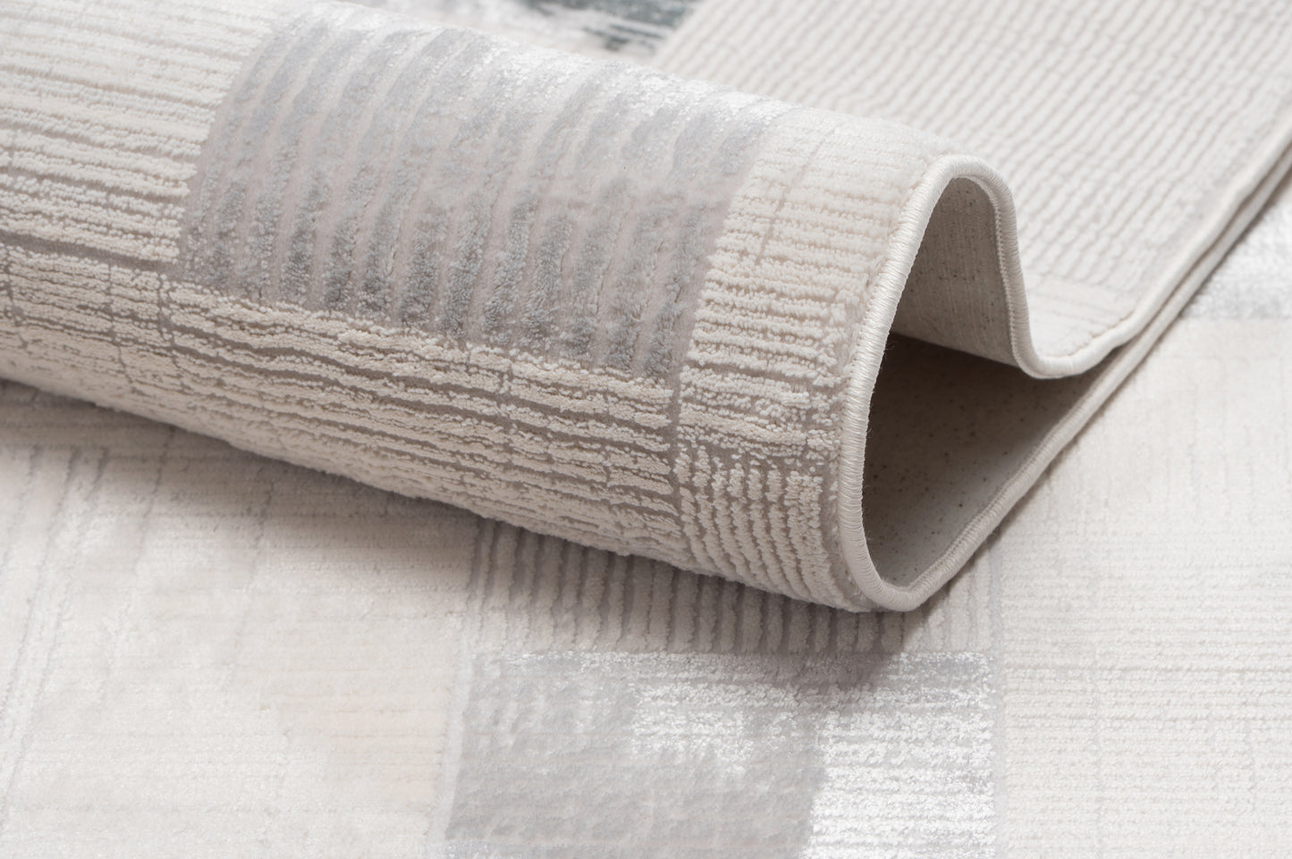 Covor Bumbac Matrico Gri, 55x55 cm