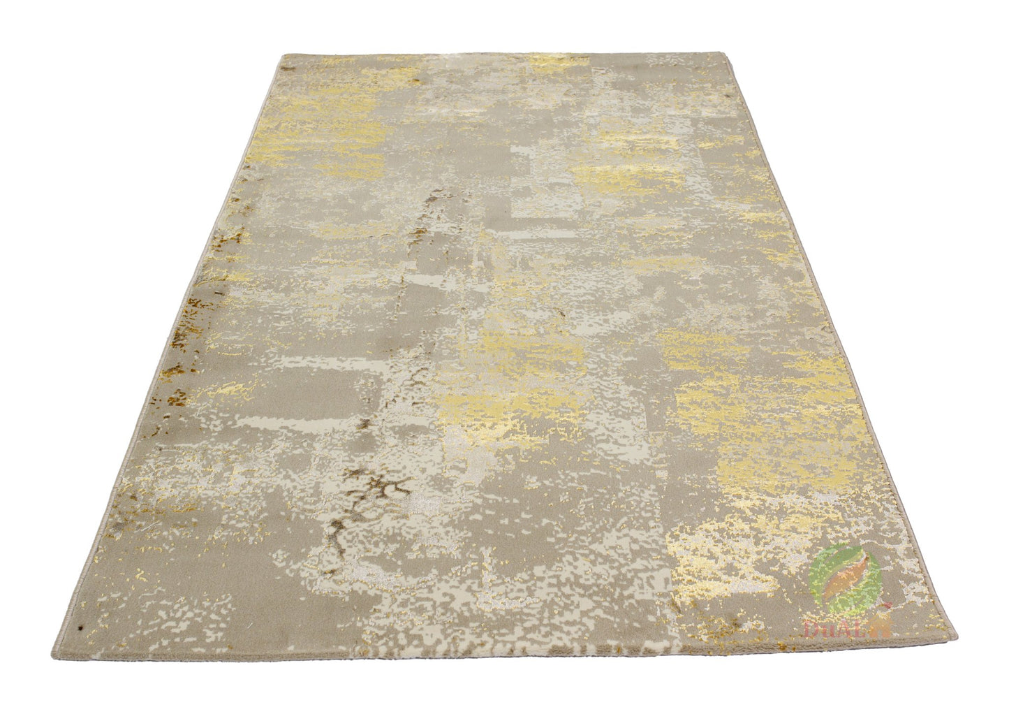 Covor Atlas Babu Bej - Auriu, 200x300 cm, Modern