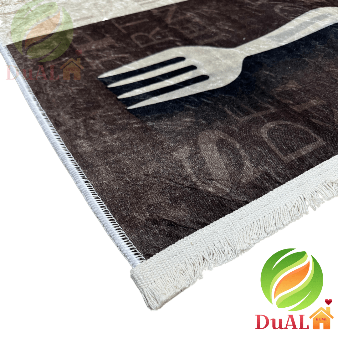 Covor Bucatarie Pasion Maro, 80x150 cm, Modern