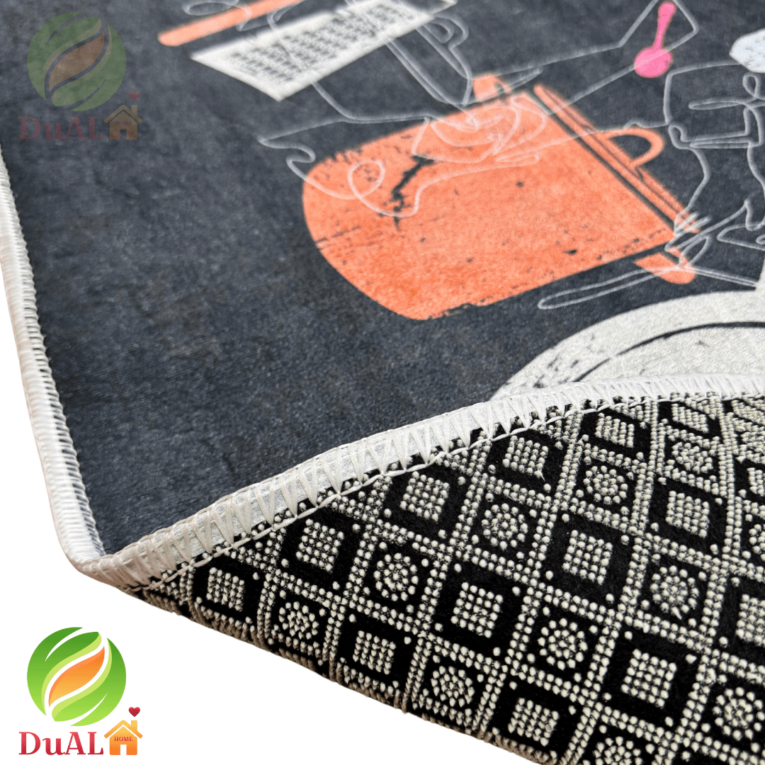 Covor Bucatarie Smile Multicolor, 100x150 cm, Modern