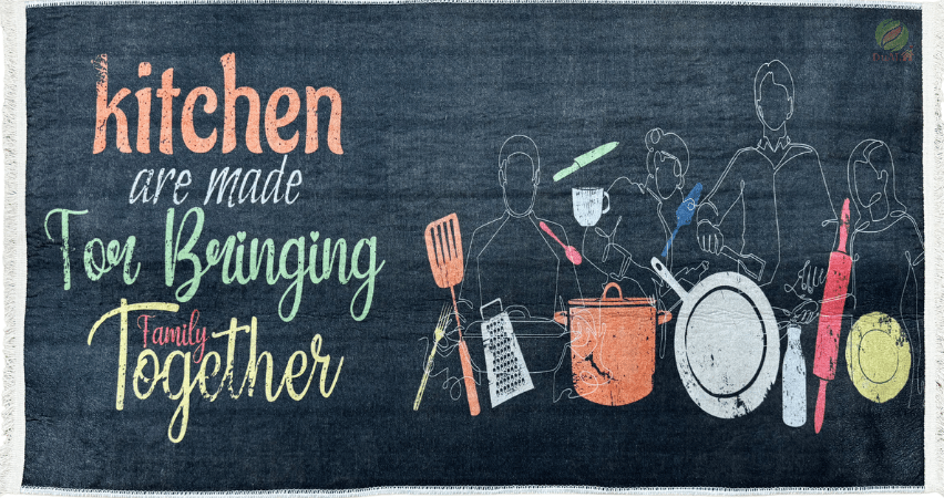 Covor Bucatarie Smile Multicolor, 100x150 cm, Modern