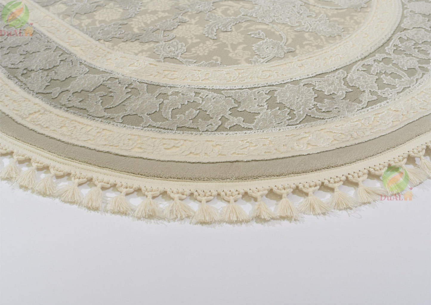 Covor Deluxe Ceta Gri, 100x200 cm, Clasic