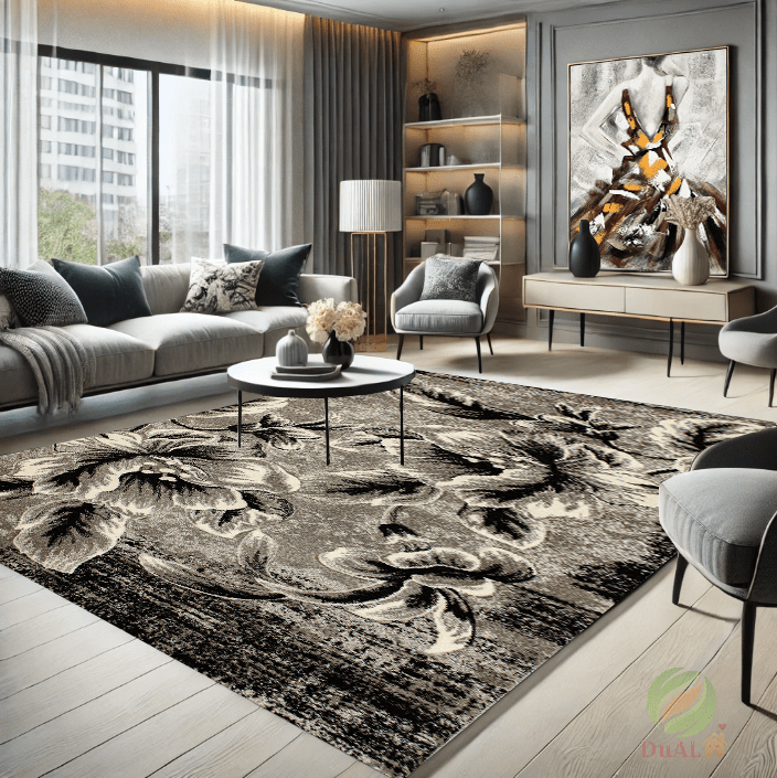 Covor Friese Multimac Gri, 250x350 cm, Floral