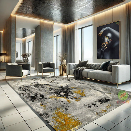 Covor Marc O'Polo Todo Gri- Auriu, 125x200 cm, Modern