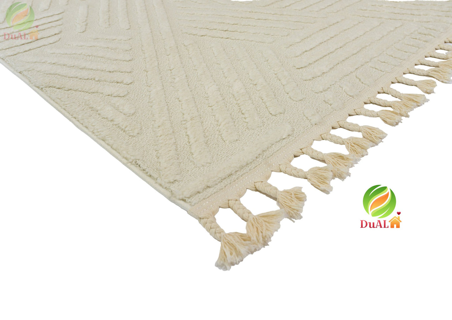 Covor Paris Dungo Alb, 125x200 cm, Modern