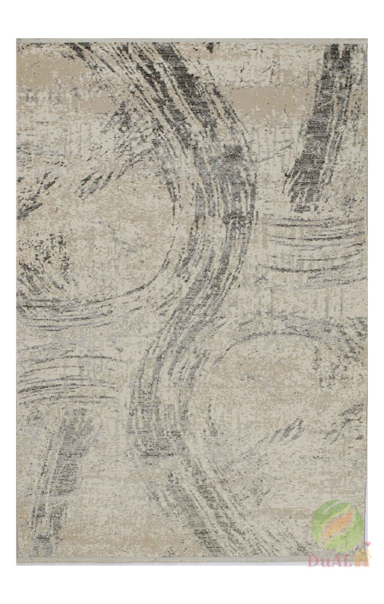 Covor Penta Novo Bej - Gri, 100x200 cm, Modern