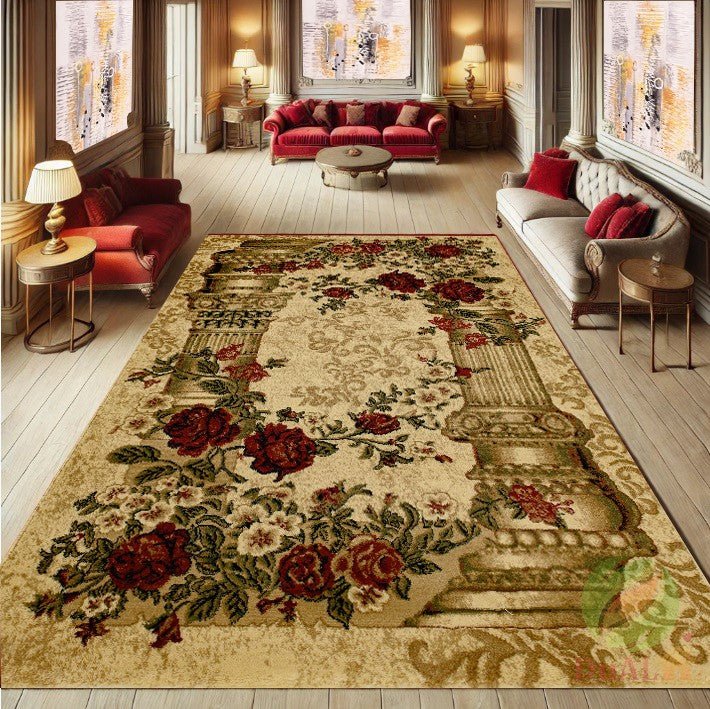 Covor Pilot Rosa Maro, 80x150 cm, Clasic