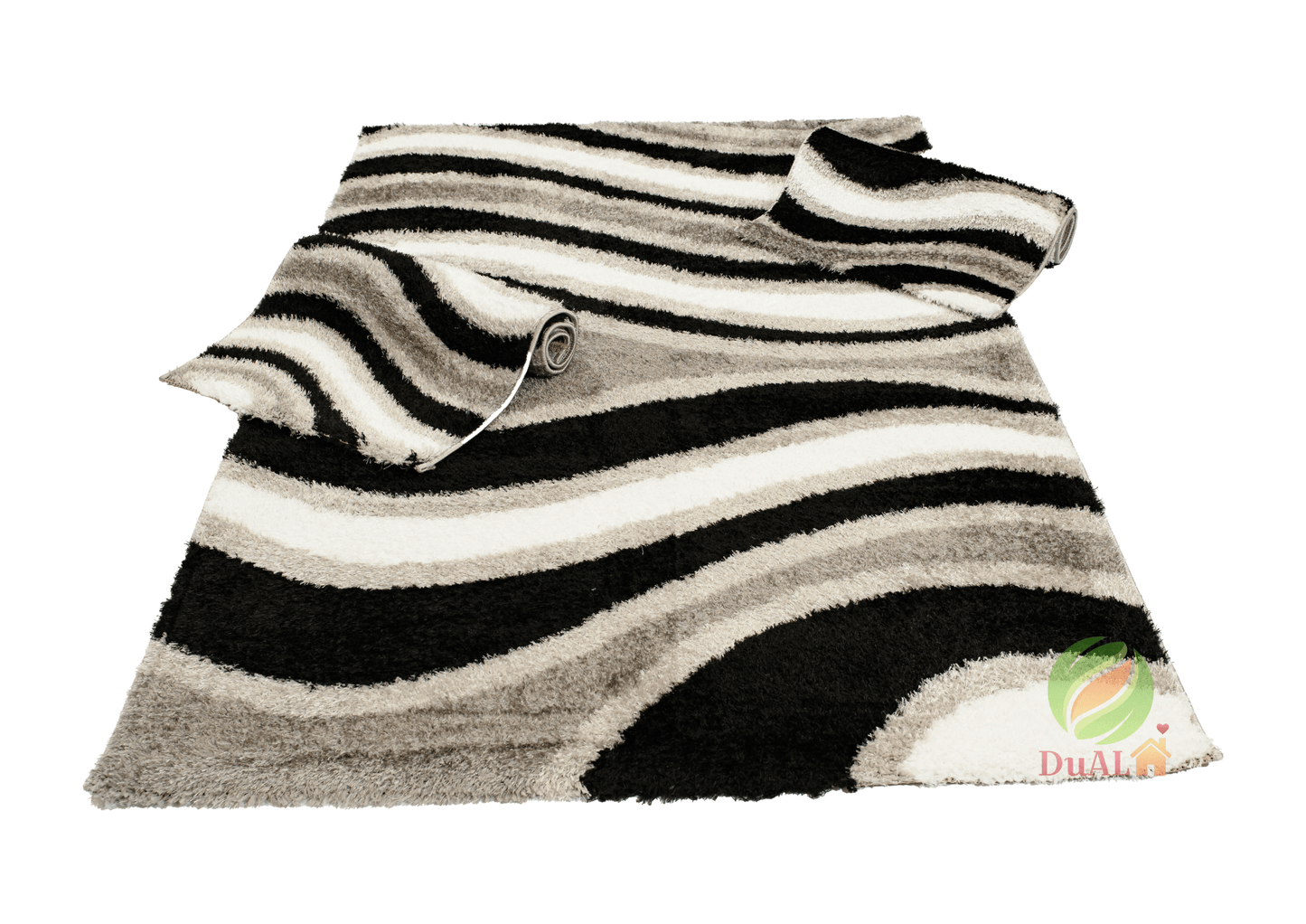 Set Covor Renk Burla Gri, 3 covoare, 80x270 cm - 1 bucata, 80x140 cm - 2 bucati