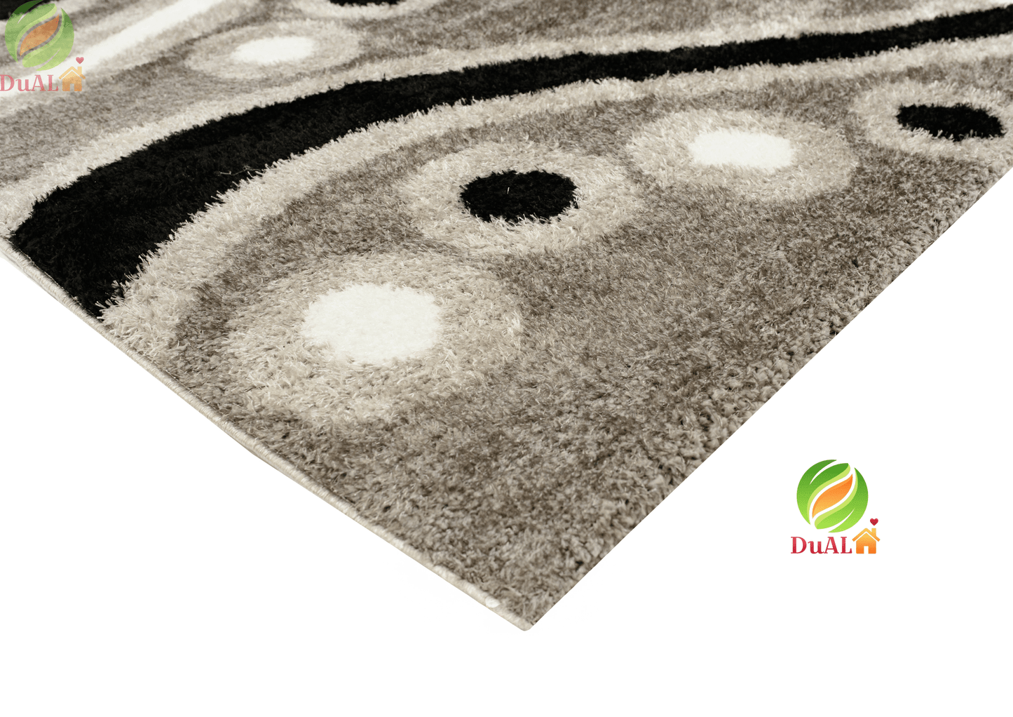 Set Covor Renk Play Gri, 3 covoare, 60x200 cm - 1 bucata, 60x140 cm - 2 bucati