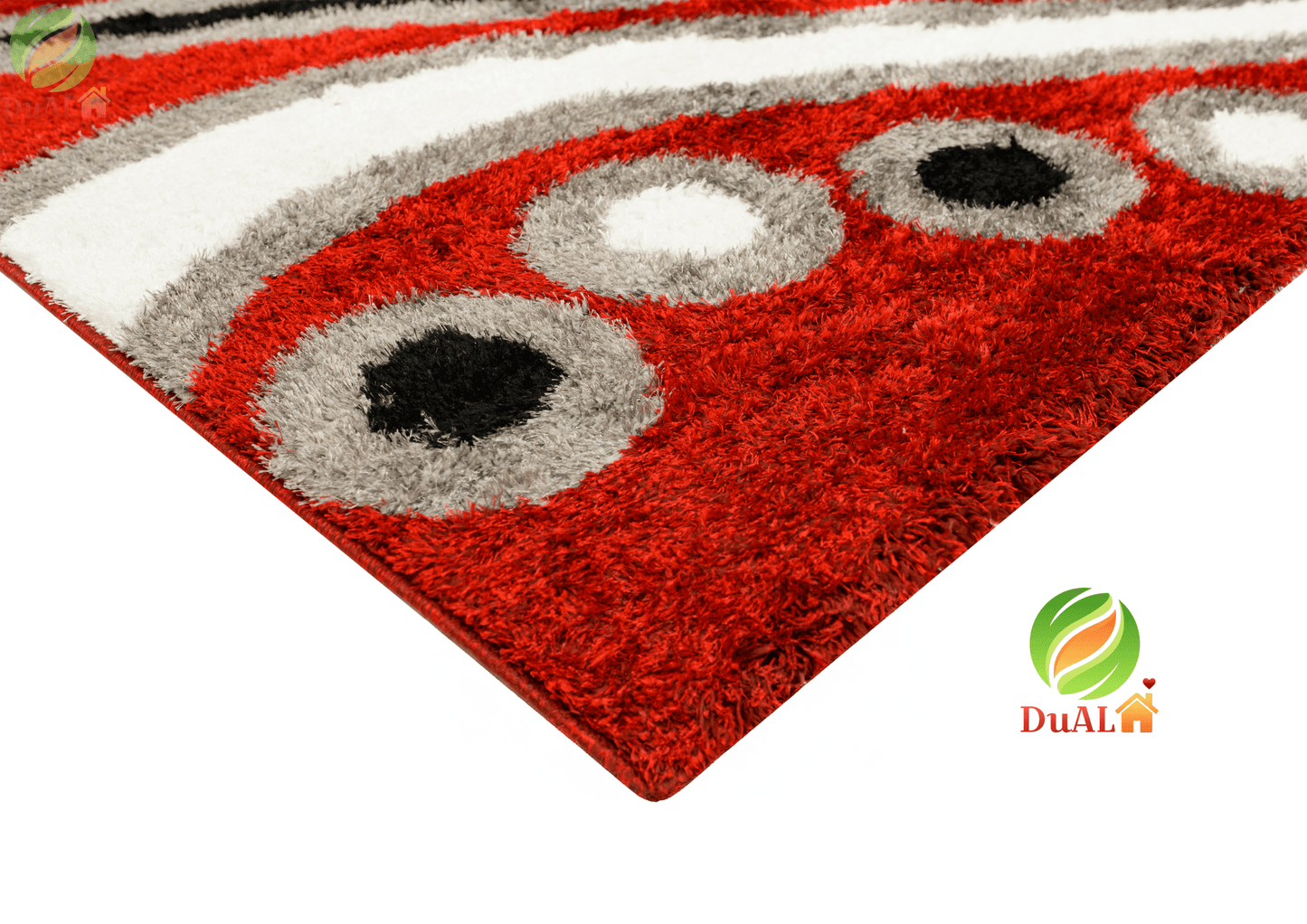 Set Covor Renk Play Rosu, 60x200 cm - 1 bucata, 60x140 cm - 2 bucati