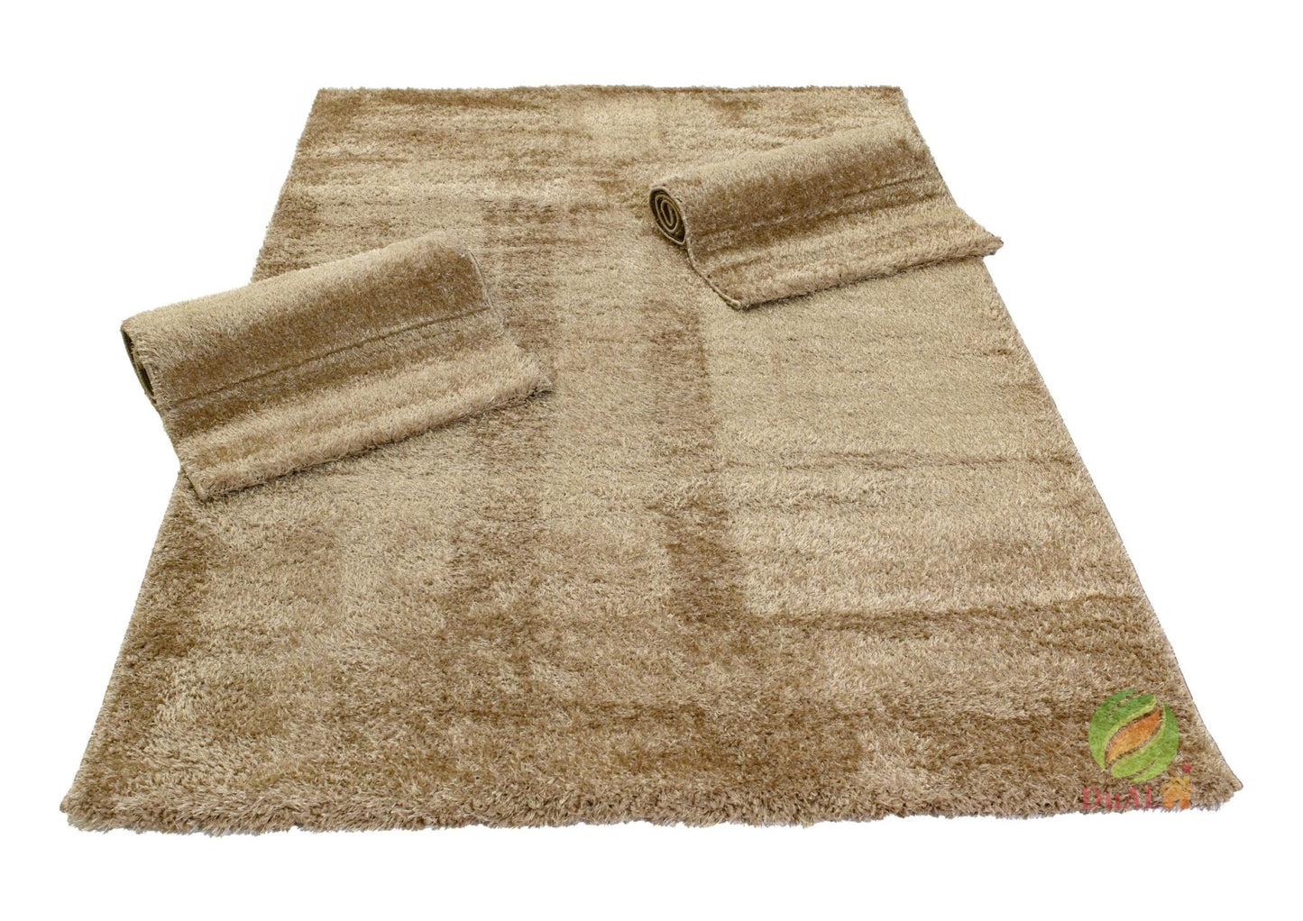 Set Covor Renk Pufos Maro, 3 covoare, 80x270 cm - 1 bucata, 80x140 cm - 2 bucati