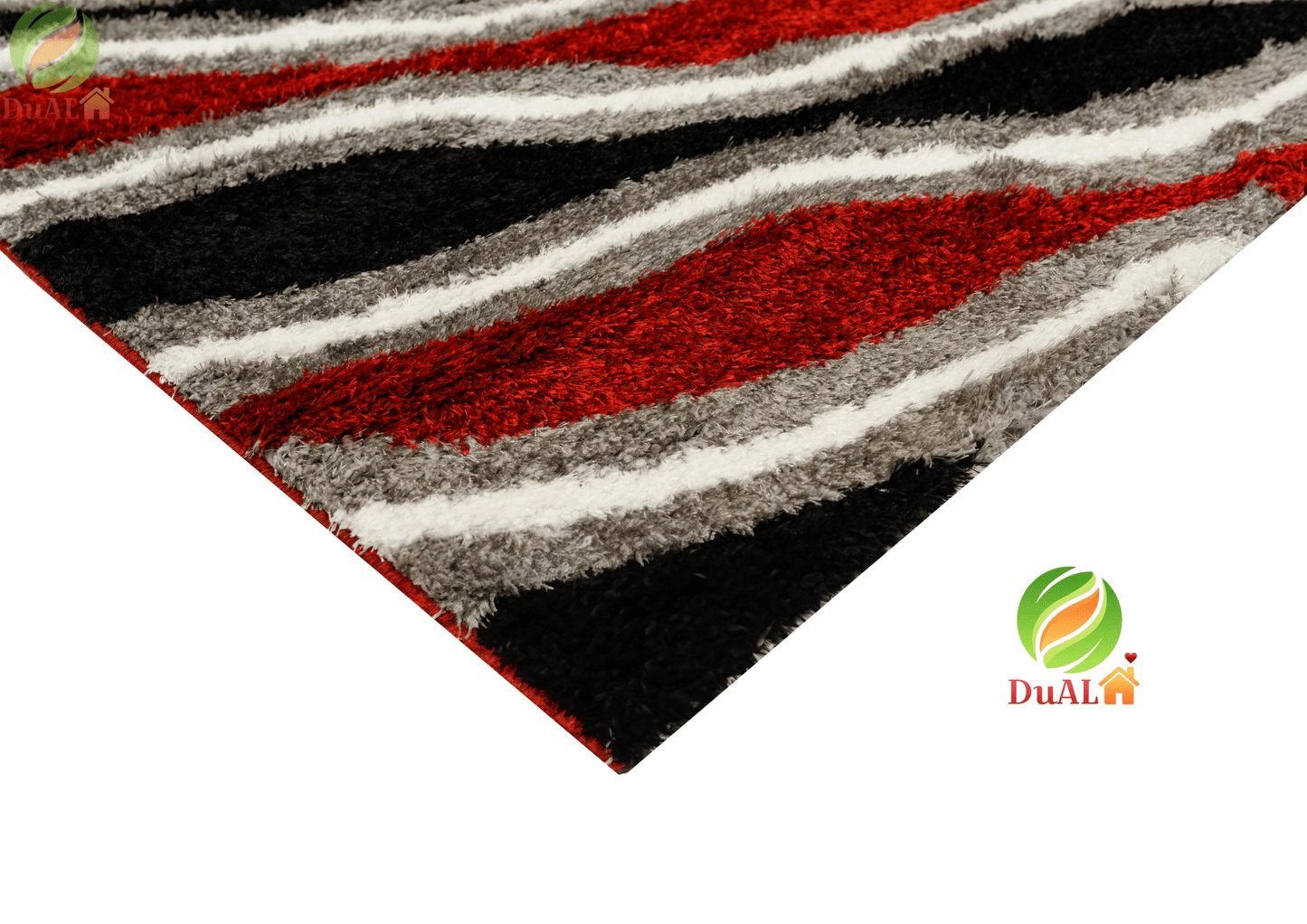 Covor Renk Veldo Rosu, 3 covoare, 60x200 cm - 1 bucata, 60x140 cm - 2 bucati