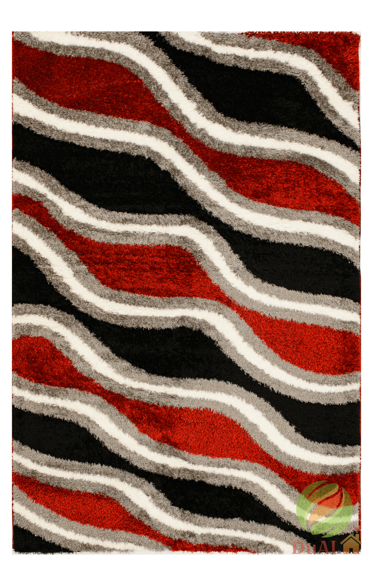 Covor Renk Veldo Rosu, 3 covoare, 60x200 cm - 1 bucata, 60x140 cm - 2 bucati