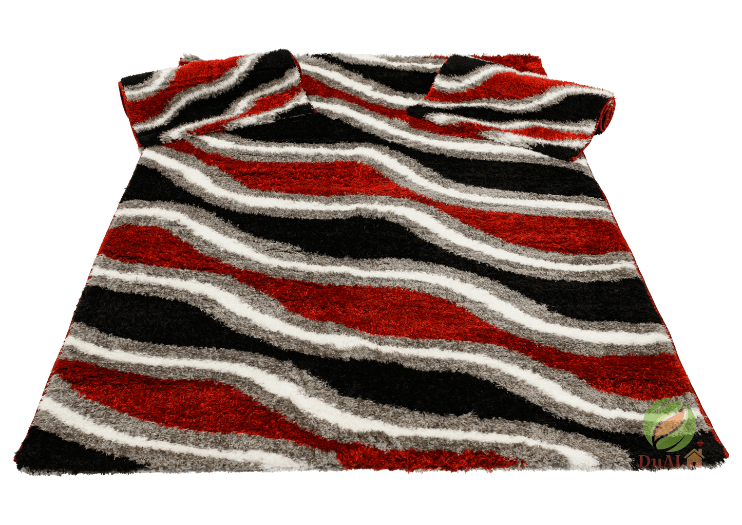 Covor Renk Veldo Rosu, 3 covoare, 60x200 cm - 1 bucata, 60x140 cm - 2 bucati