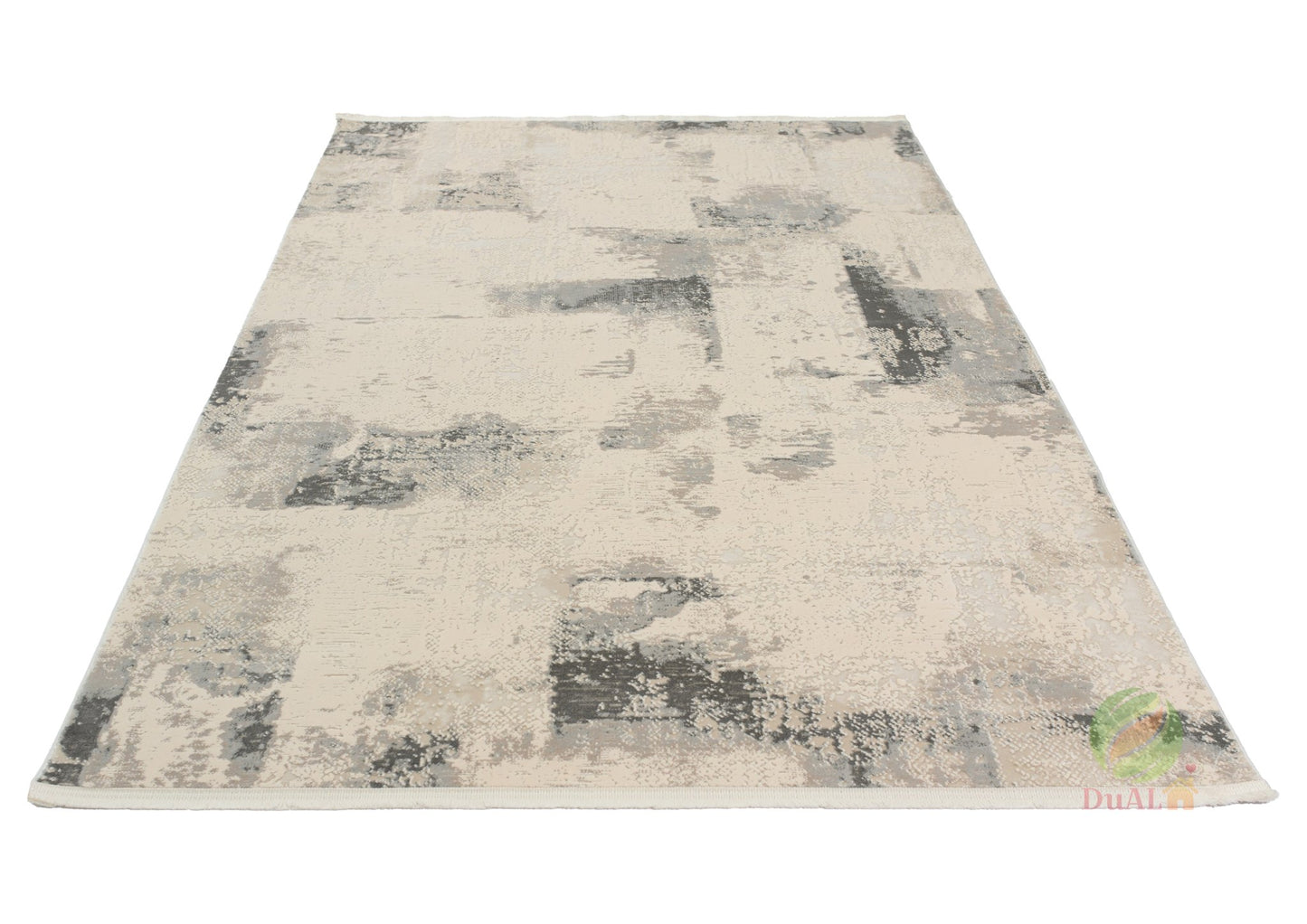 Covor Truva Amaya Bej – Gri, 80x150 cm, Modern