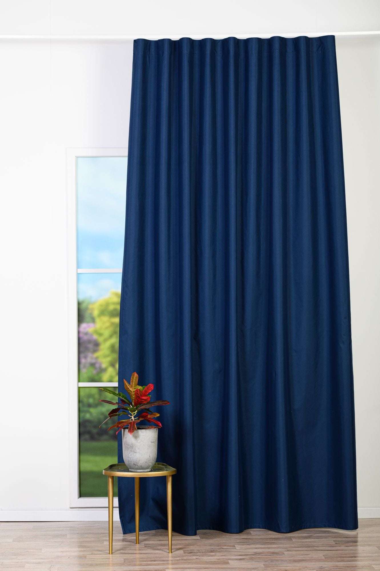 Draperie Franco Albastru, Metraj