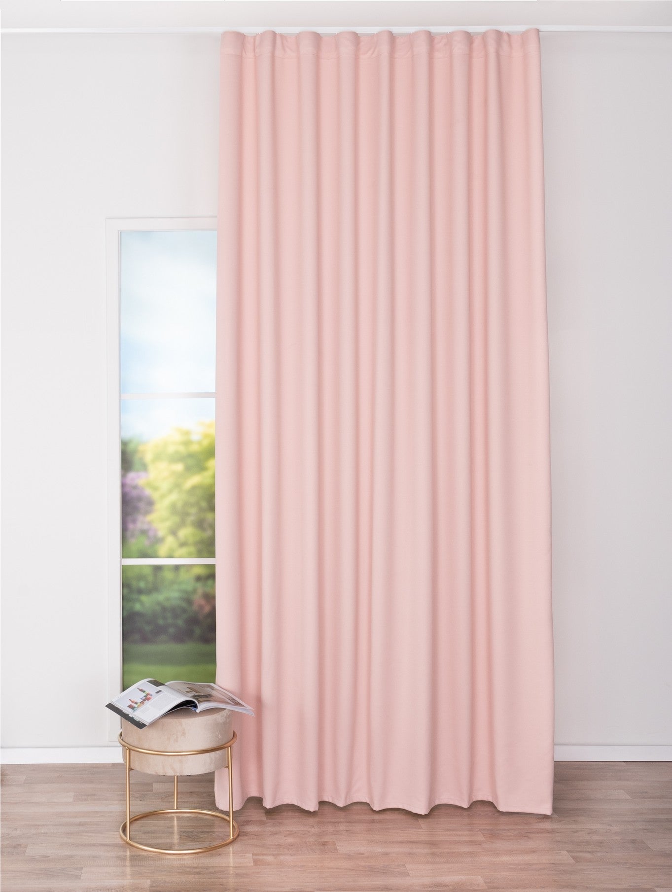 Draperie Modern Roz, Metraj
