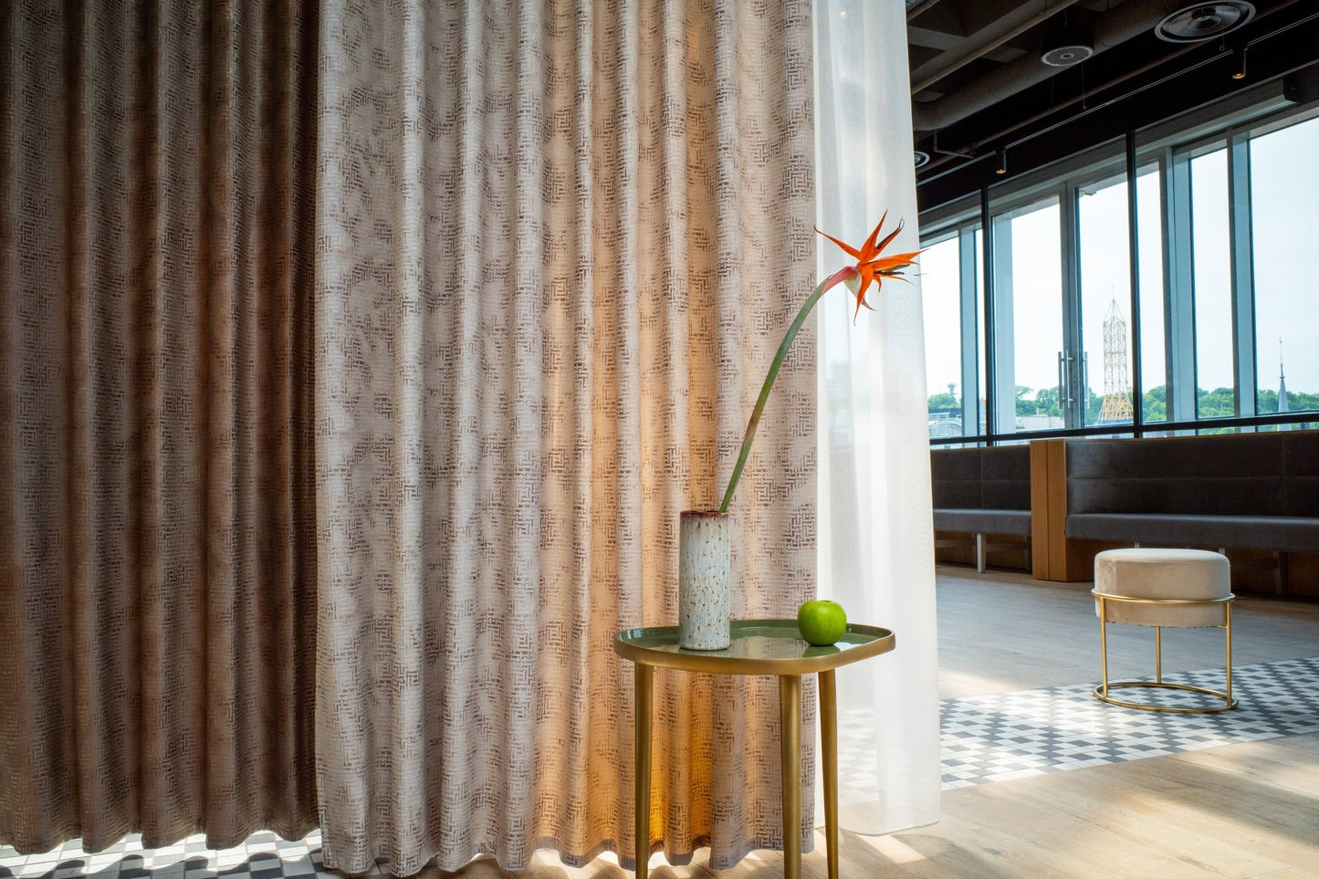 Draperie Panier Maro, Metraj