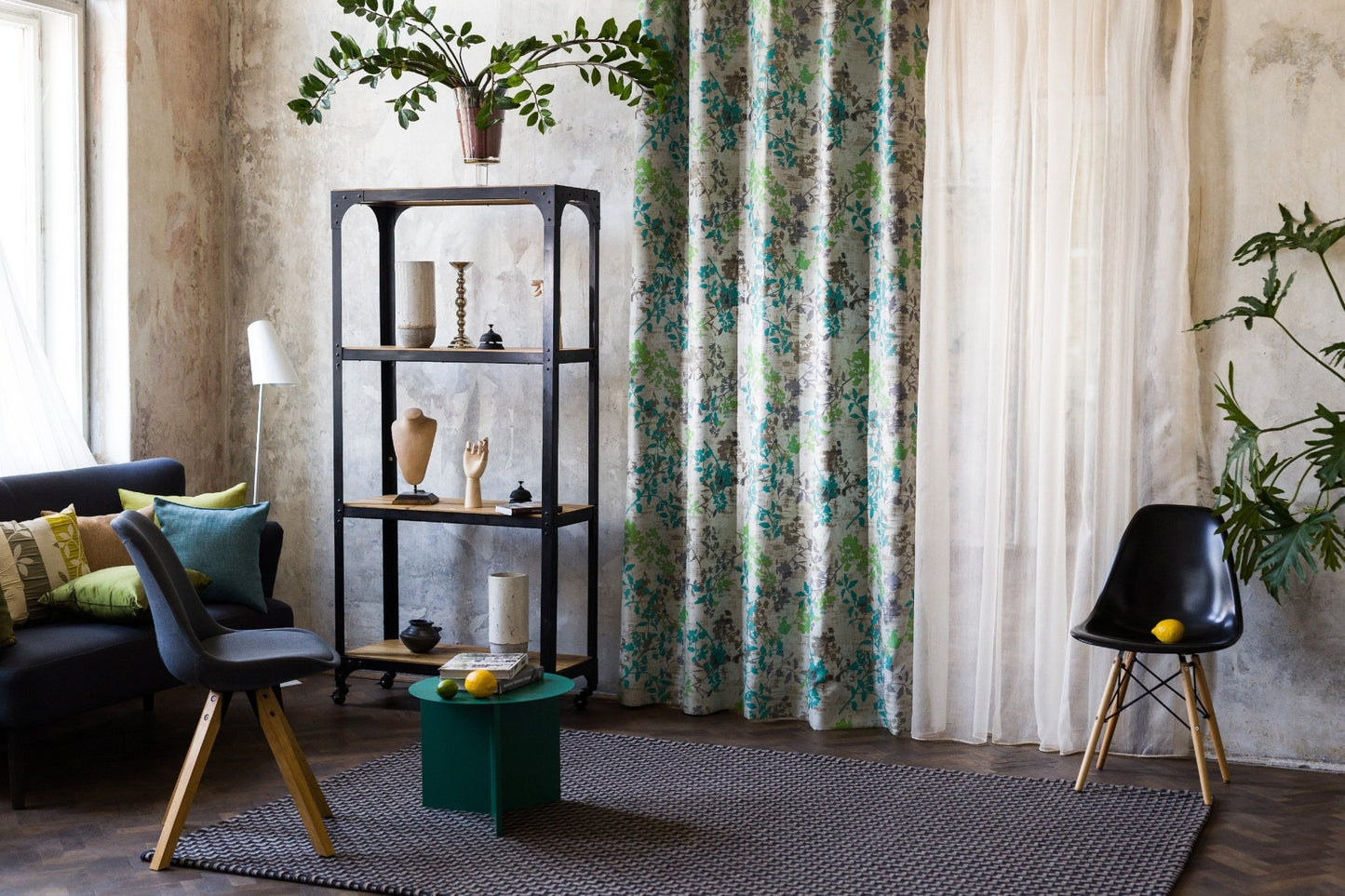 Draperie Power Verde, Metraj