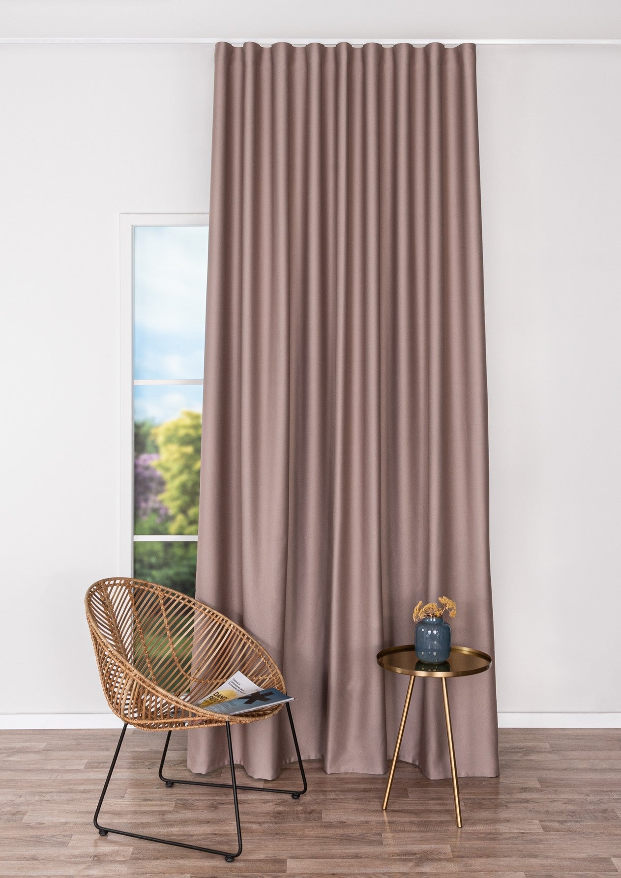 Draperie Sidy Cappuccino, Metraj
