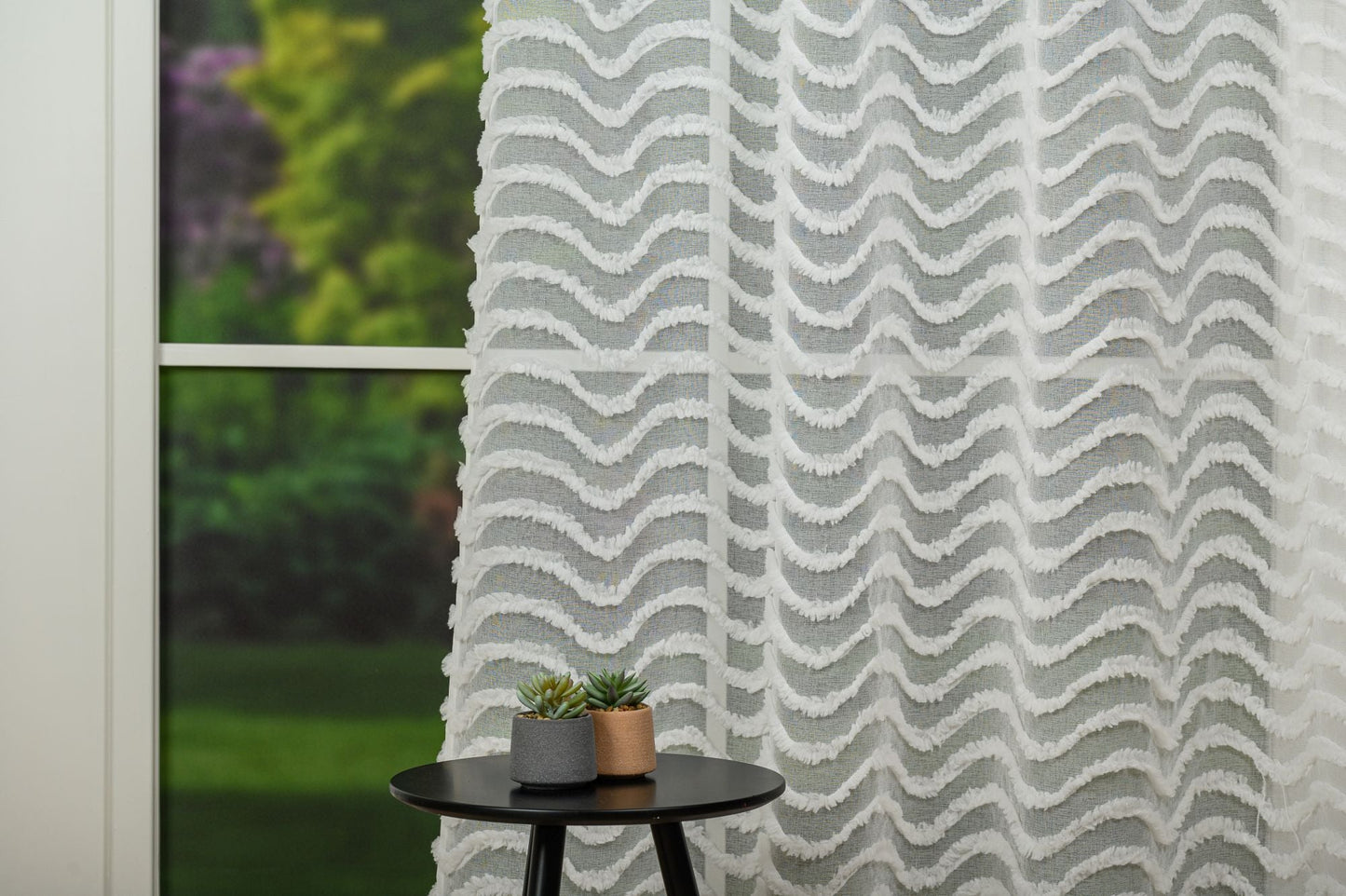 Perdea Avellia, Alb, Metraj