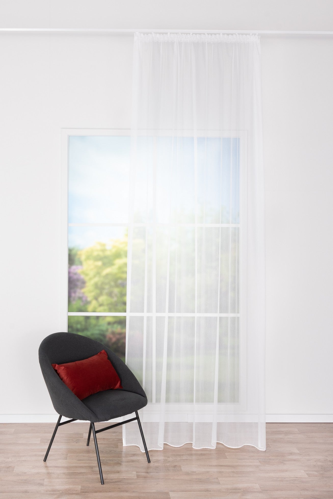 Perdea Avila Alb, Metraj 300 cm