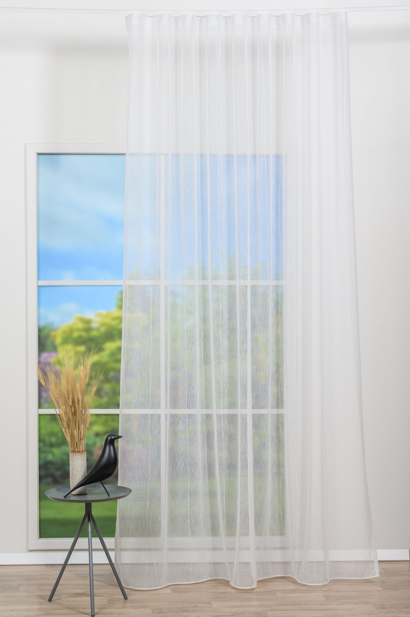 Perdea Fylara, Alb, Metraj