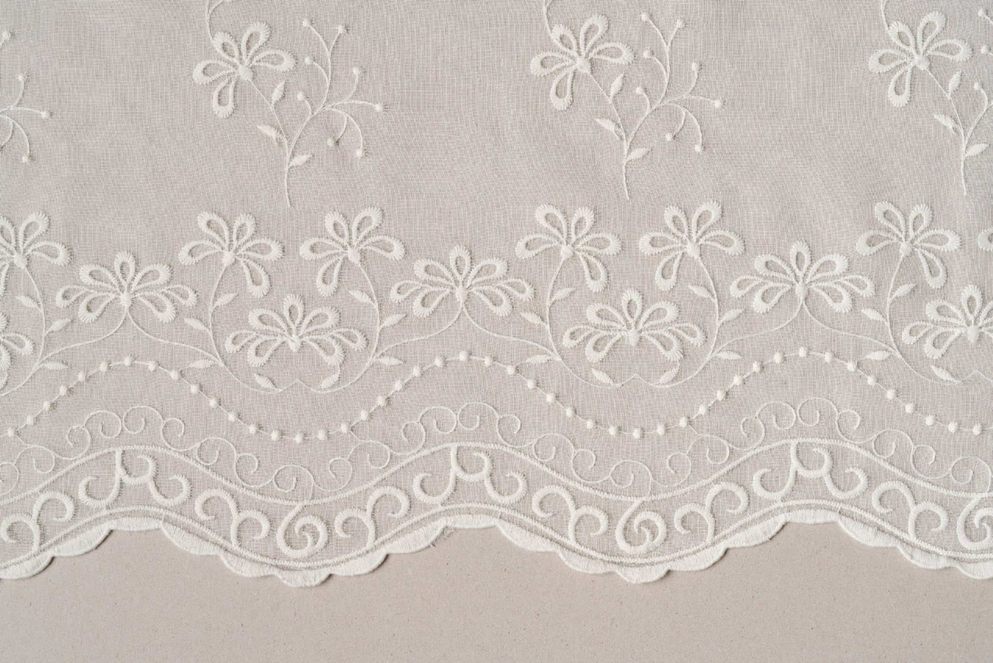 Perdea metraj Alma Crem, voile, latime 280 cm