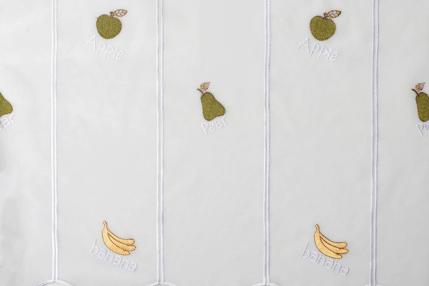 Perdea metraj, Candy Verde-Galben, latime 60 cm