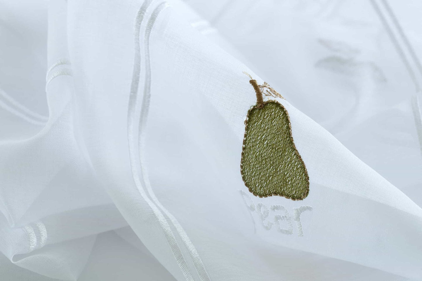 Perdea metraj, Candy Verde-Galben, latime 60 cm