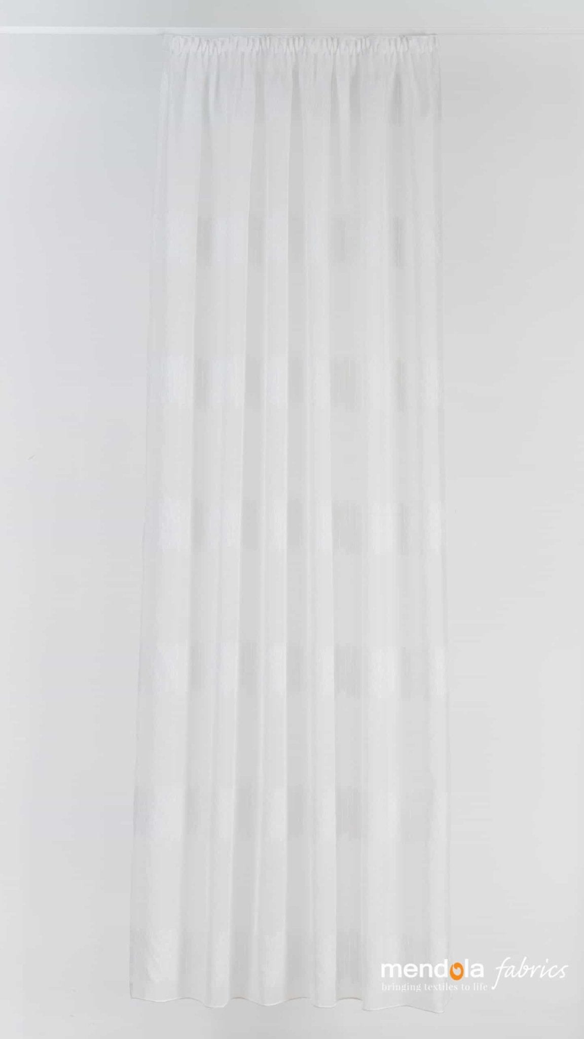 Perdea Mussa Alb-Argint