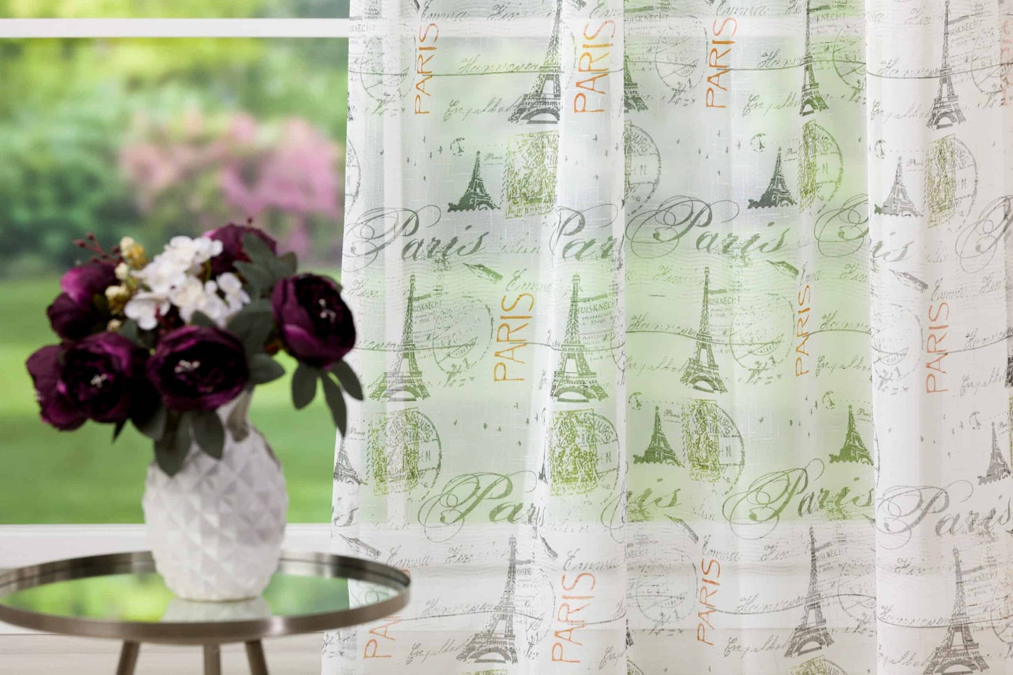 Perdea Paris Gri-Verde