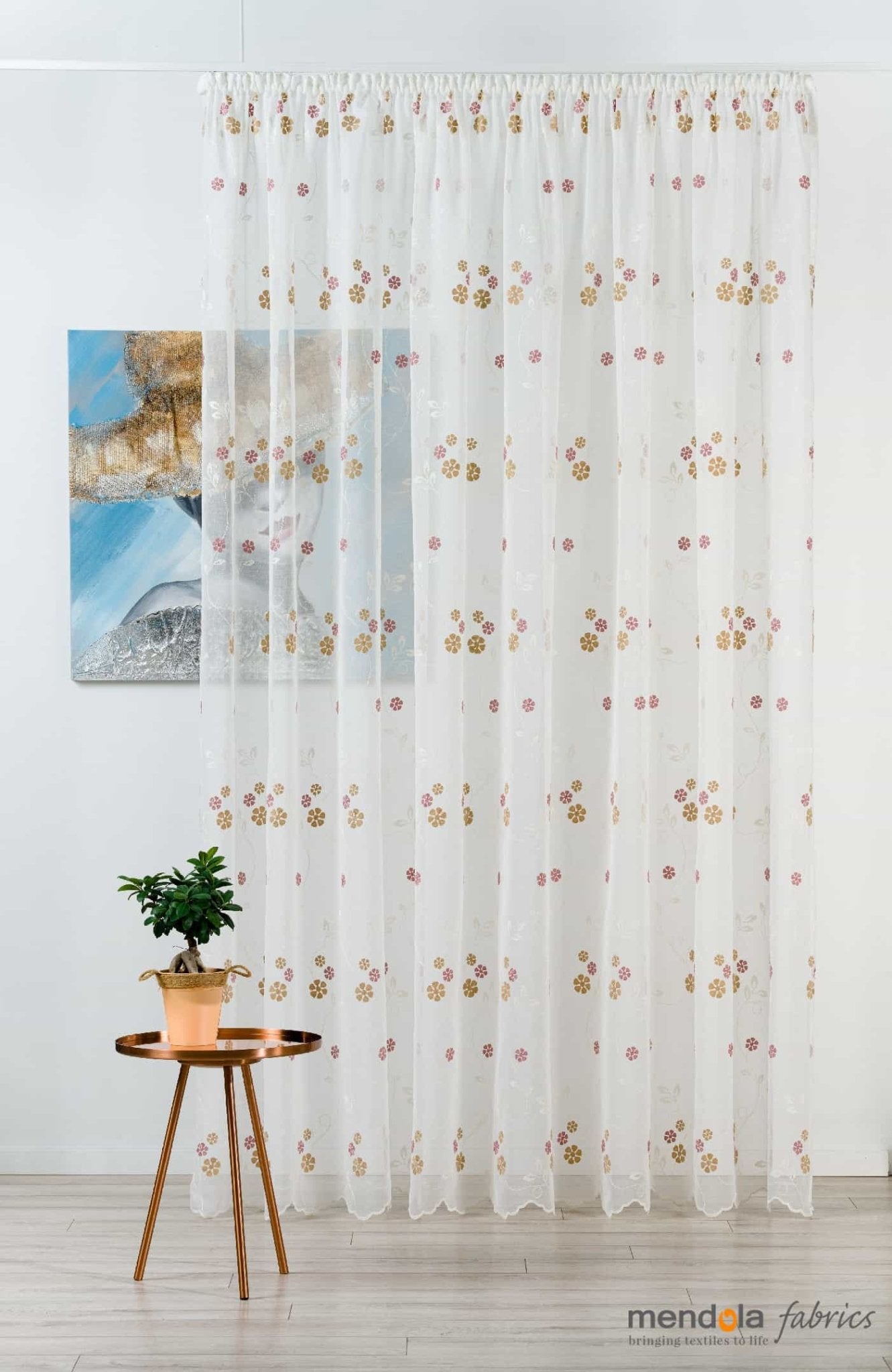 Perdea Viktoria  Roz-Bej