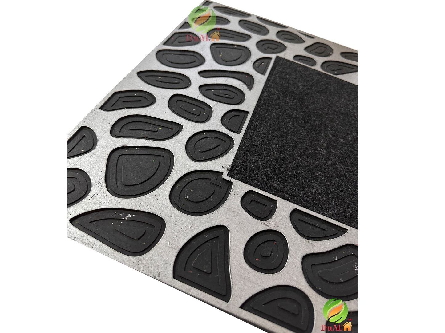 Pres De Intrare Dalma Argintiu, 45x70 cm, Dreptunghi