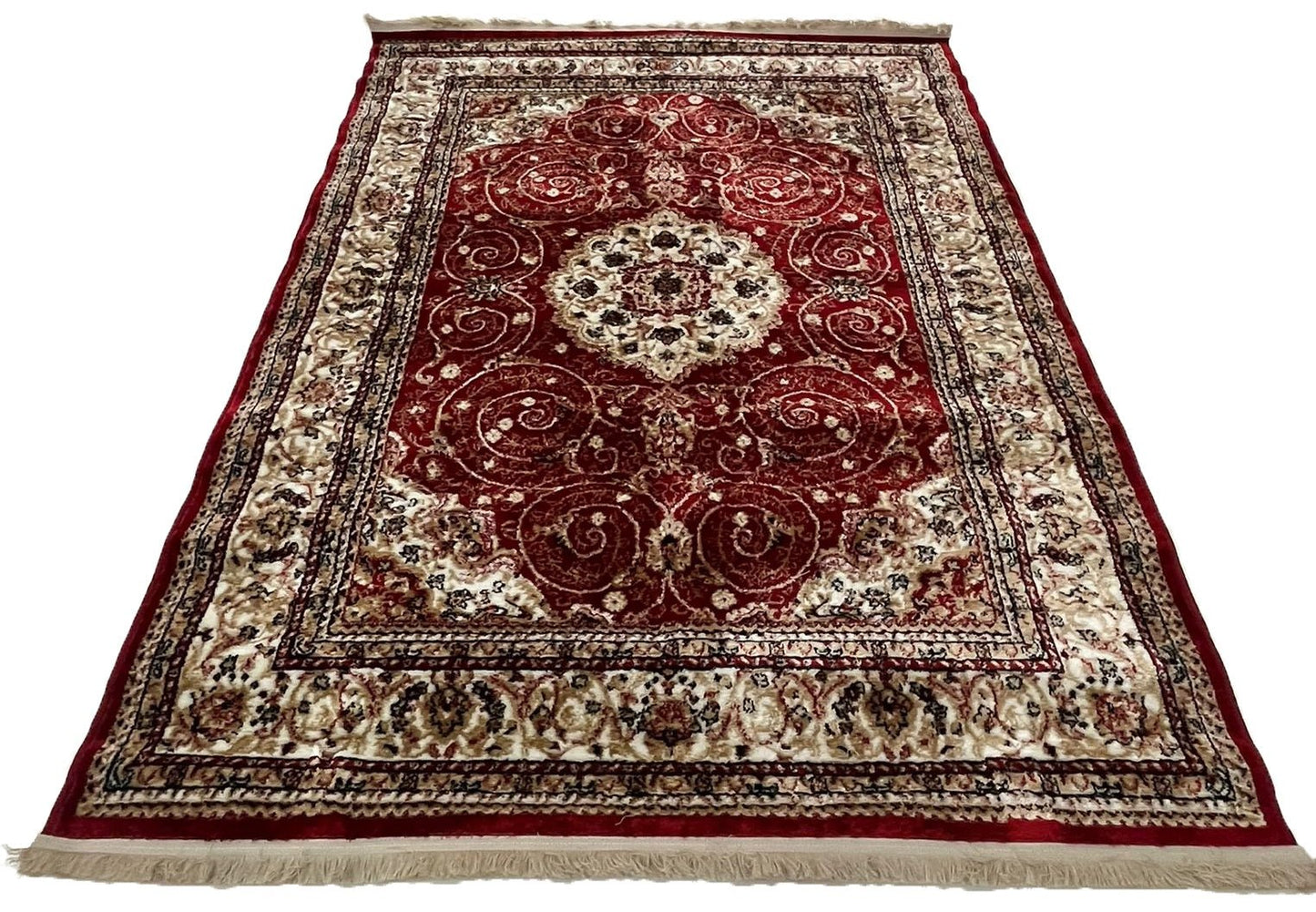 Set Covor Antic Visiniu 3 bucati, 160x220 cm 1 bucata, 60x120 cm 2 bucati