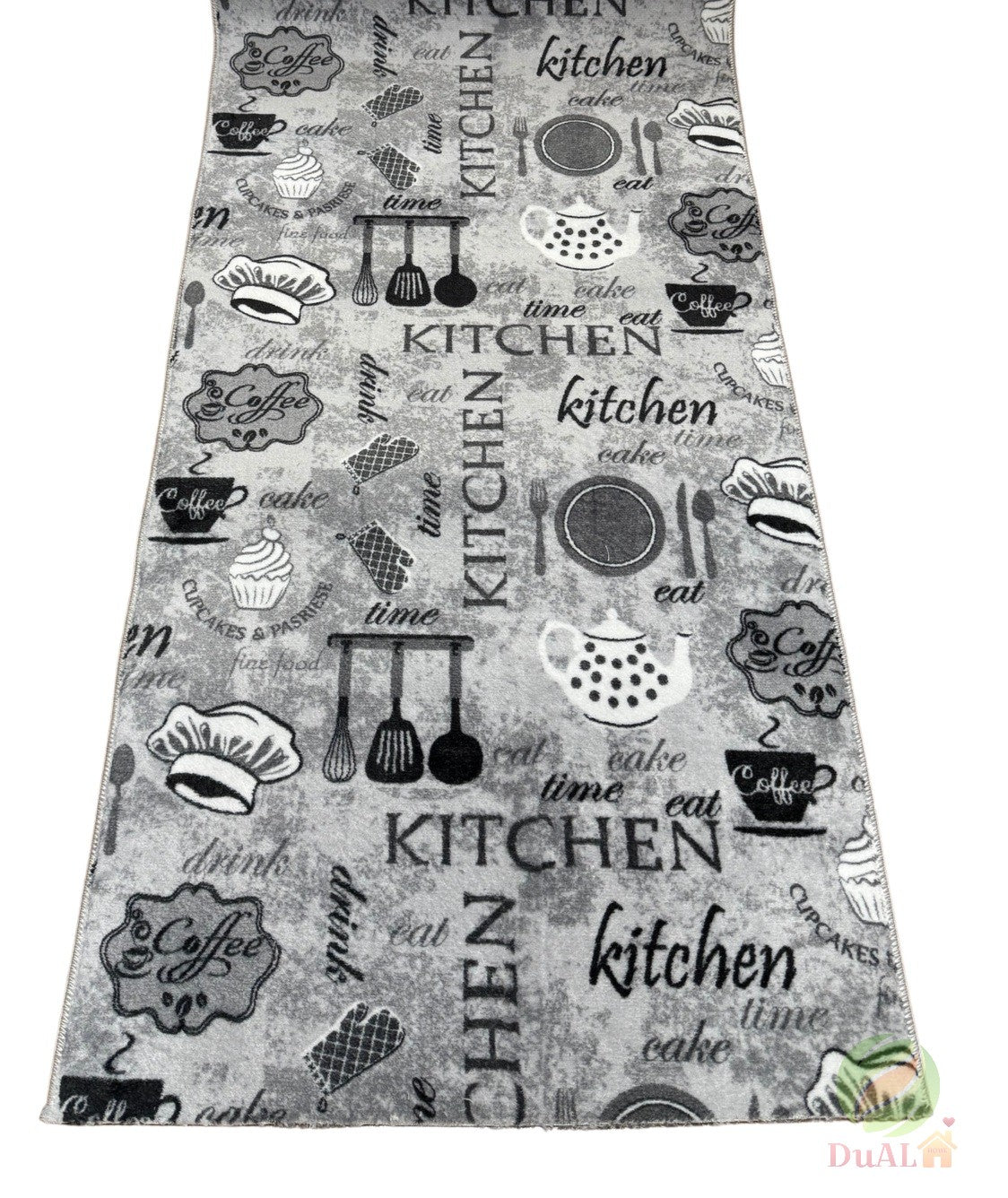 Traversa Antiderapanta Bucatarie Gri, Metraj B