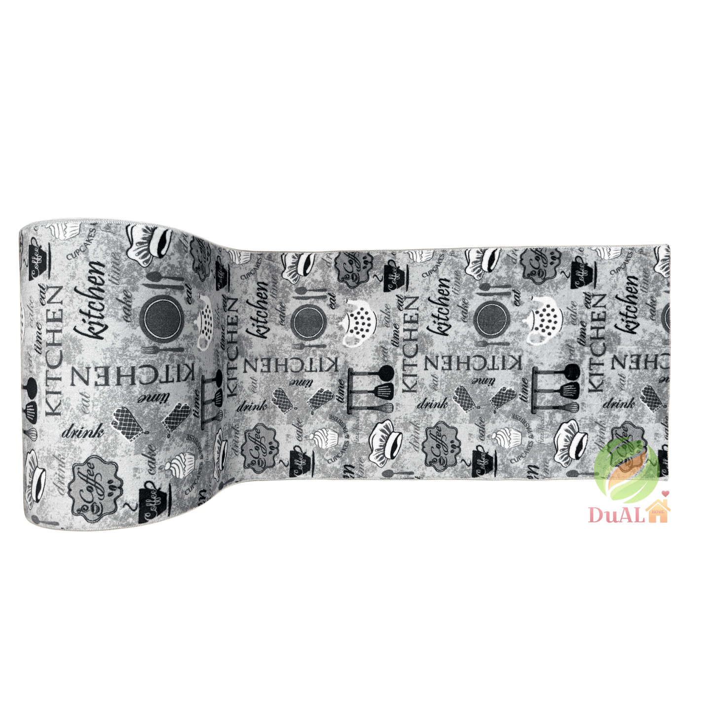 Traversa Antiderapanta Bucatarie Gri, Metraj B 5