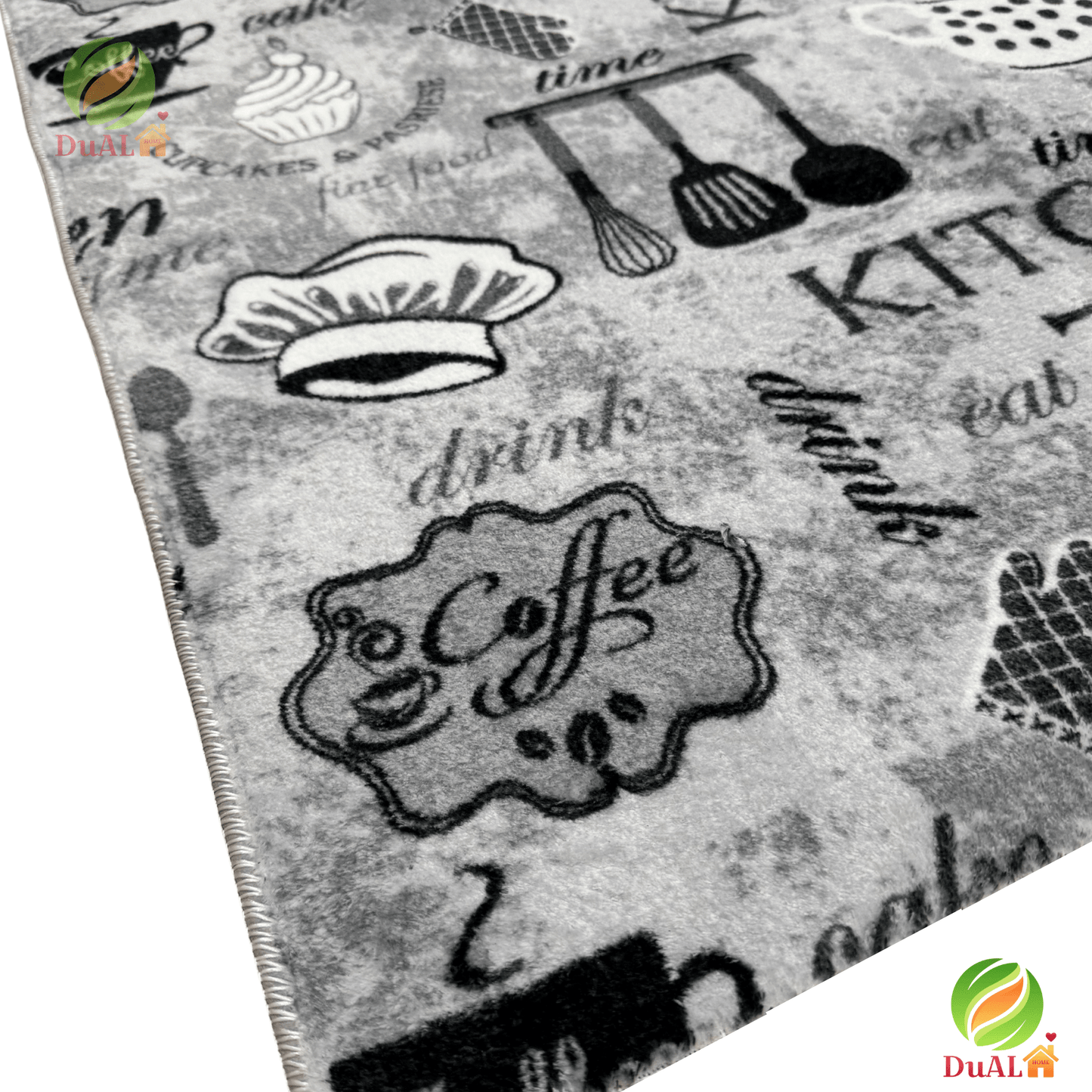 Traversa Antiderapanta Bucatarie Gri, Metraj B 2