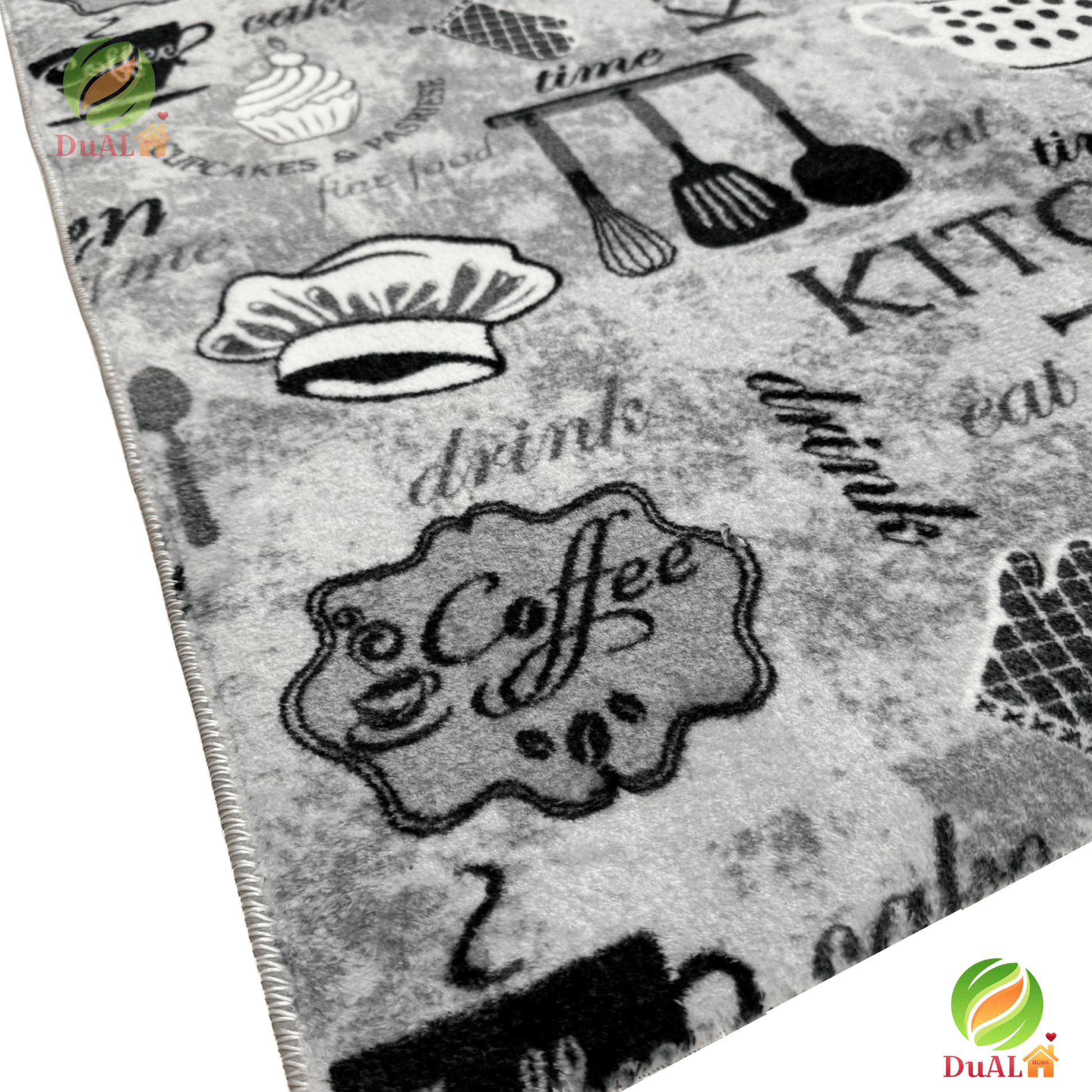 Traversa Antiderapanta Bucatarie Gri, Metraj B 2