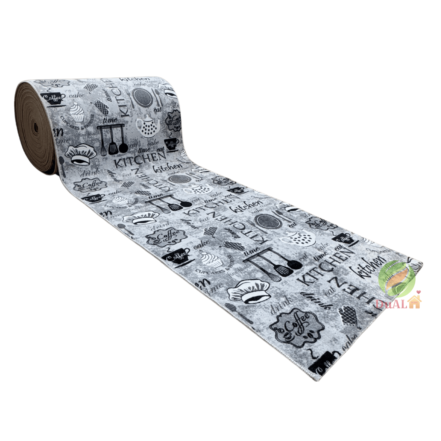 Traversa Antiderapanta Bucatarie Gri, Metraj B 3