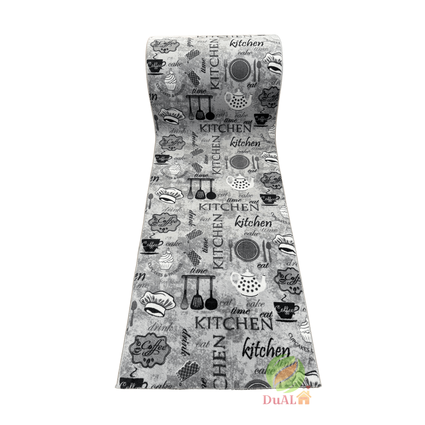 Traversa Antiderapanta Bucatarie Gri, Metraj B 1