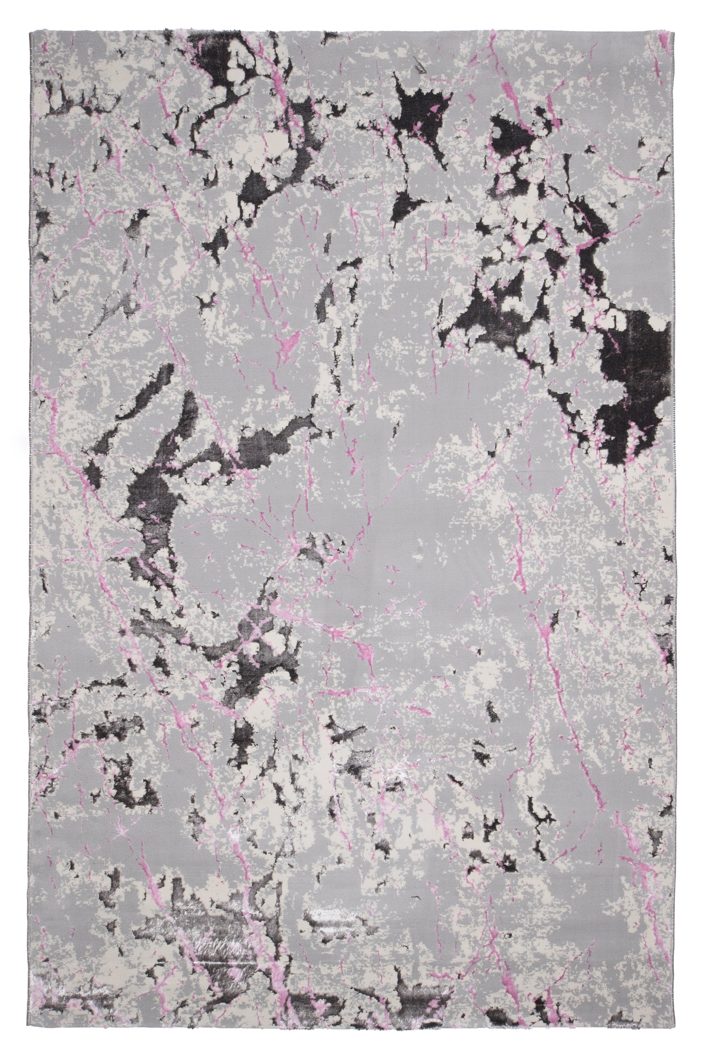 Covor Atlas Zdub Gri-Roz, 60x150 cm, Modern