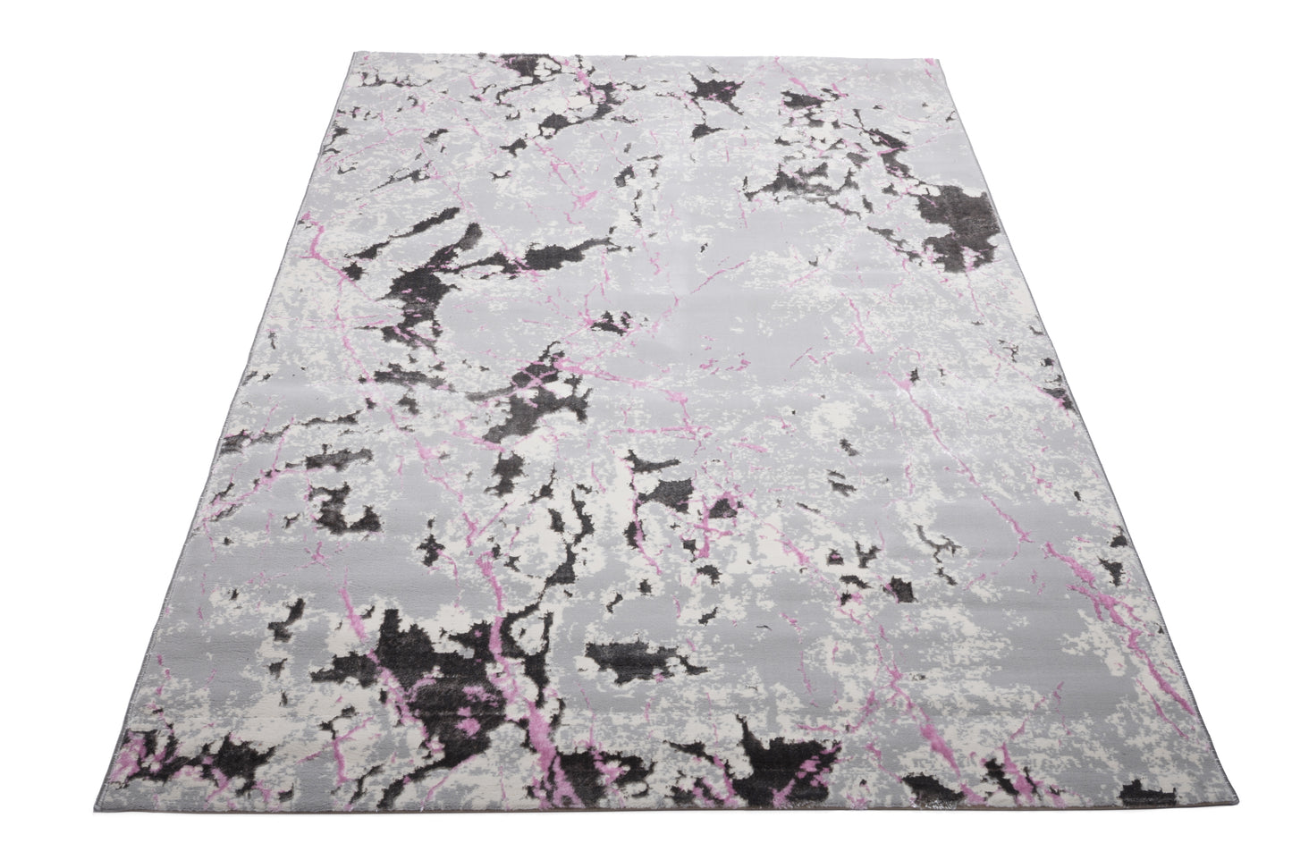 Covor Atlas Zdub Gri-Roz, 60x150 cm, Modern
