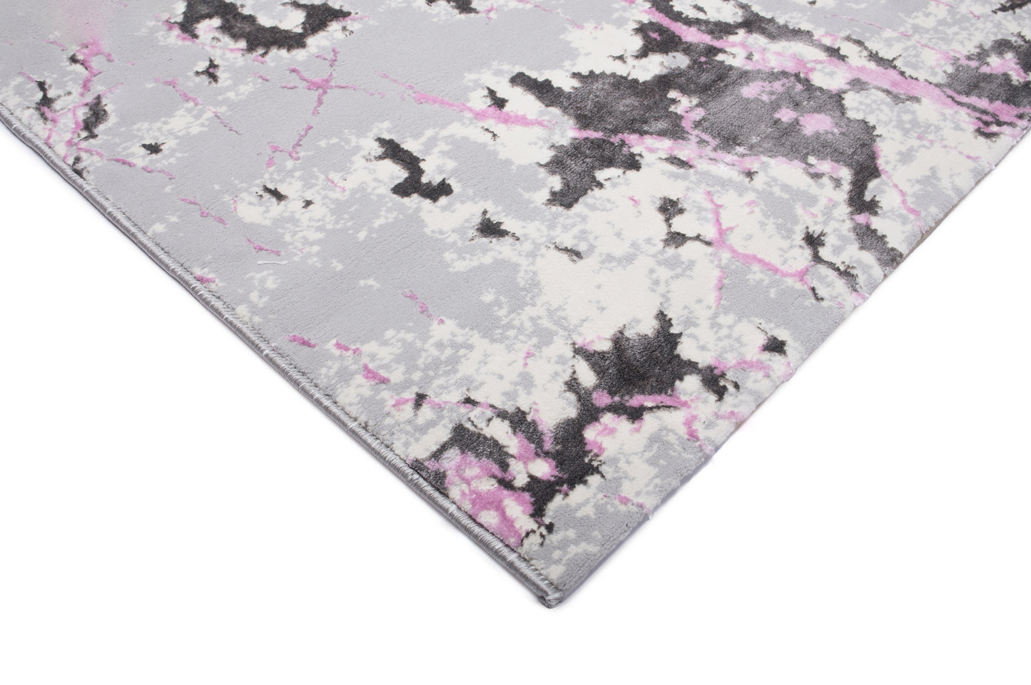 Covor Atlas Zdub Gri-Roz, 60x150 cm, Modern