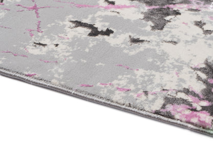 Covor Atlas Zdub Gri-Roz, 60x150 cm, Modern