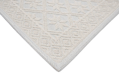 Covor Bumbac Linen Bej, 55x55 cm