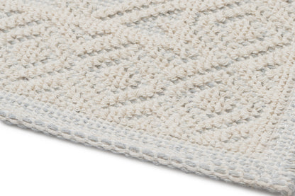 Covor Bumbac Linen Bej, 55x55 cm