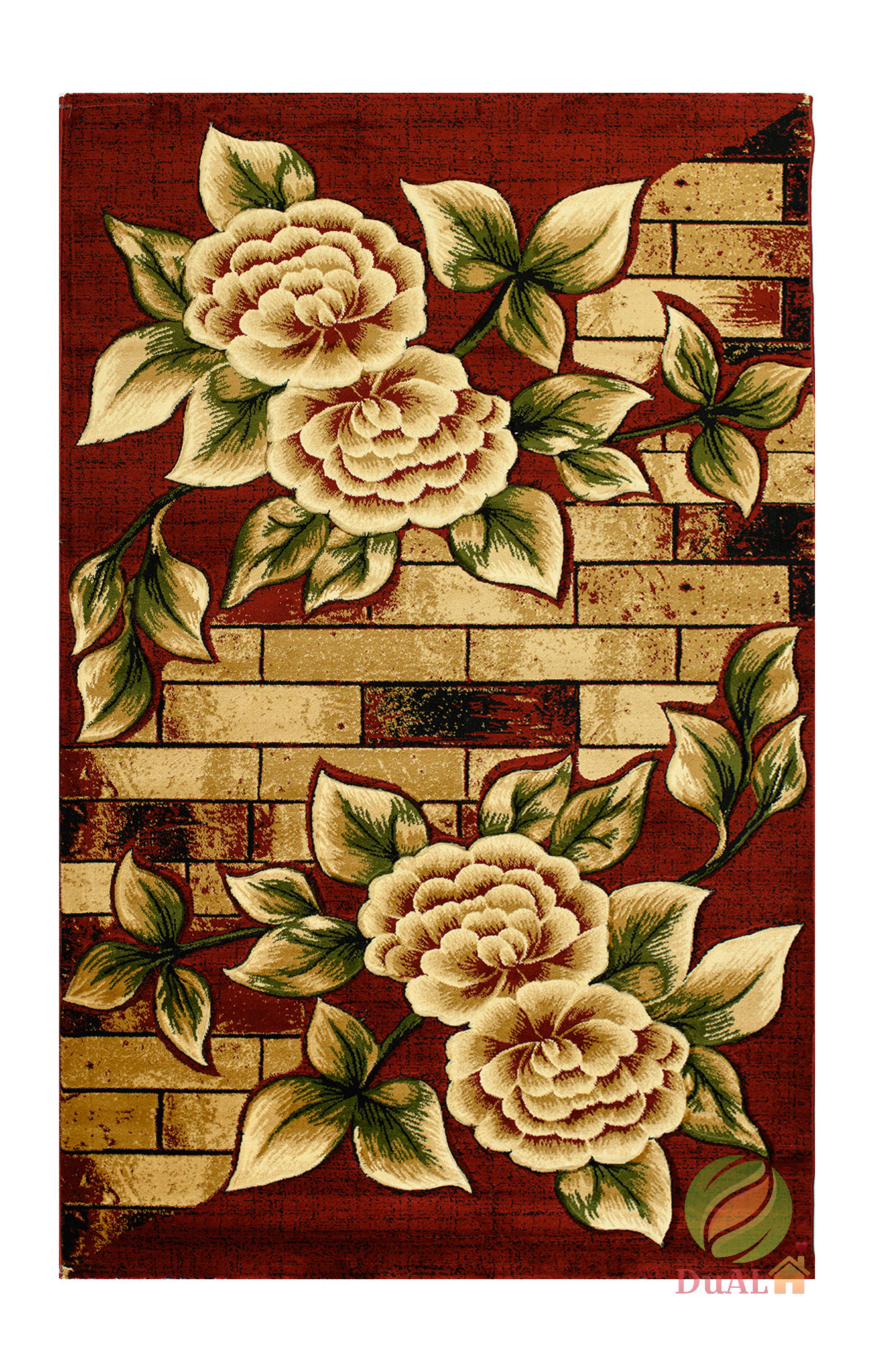 Covor Ugur Dalia Visiniu, 80x150 cm, Floral