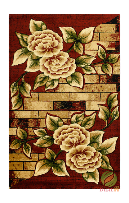 Covor Ugur Dalia Visiniu, 80x150 cm, Floral