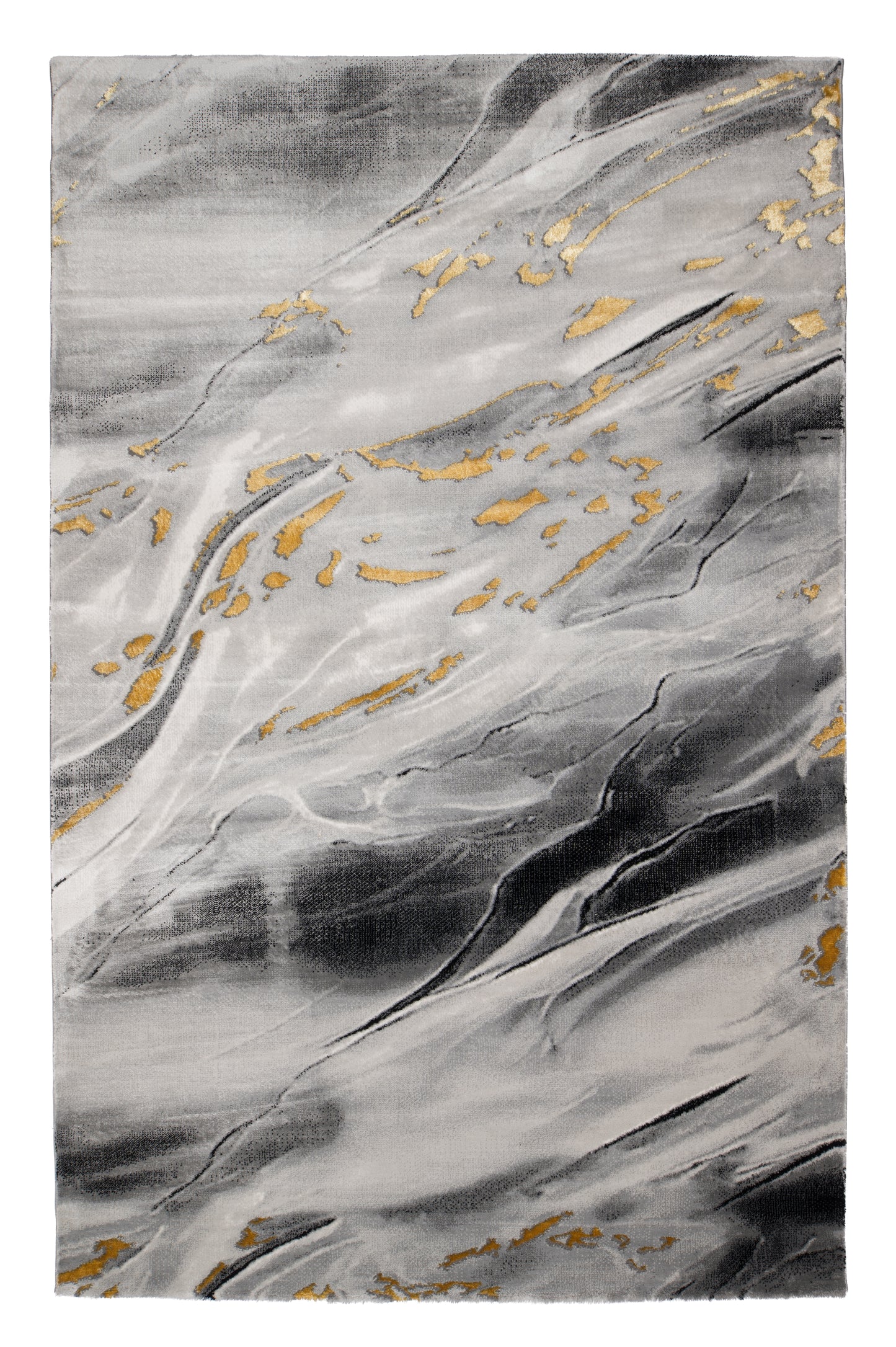 Covor Marc O'Polo Cappadocia Negru-Auriu, 70x100 cm, Modern